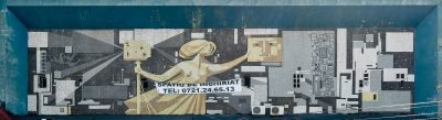 „Arta cinematografică”, mozaic, Cinemascop Țiglina, parte a centrului comercial Țiglina